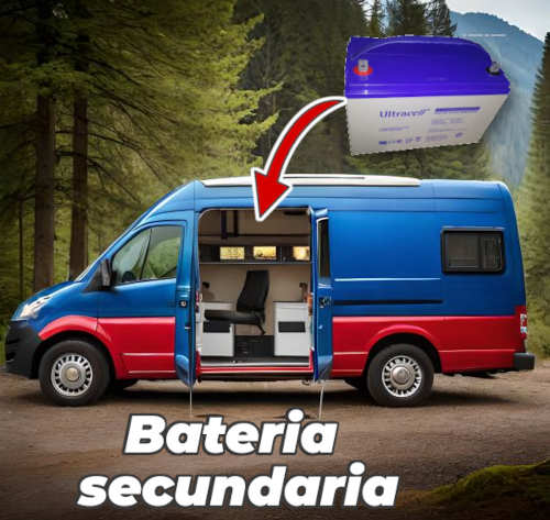 bateria secundaria furgoneta camper