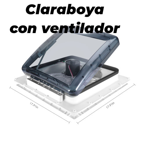 claraboya ventilador furgoneta