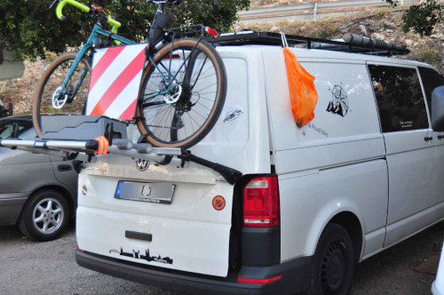 portabicicletas furgoneta