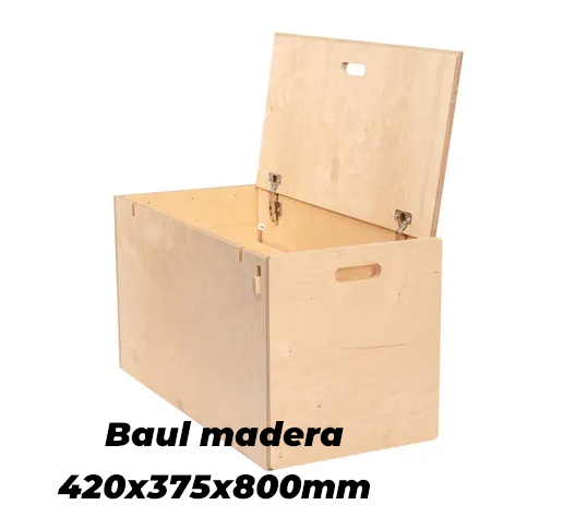 baul furgonta mediano madera