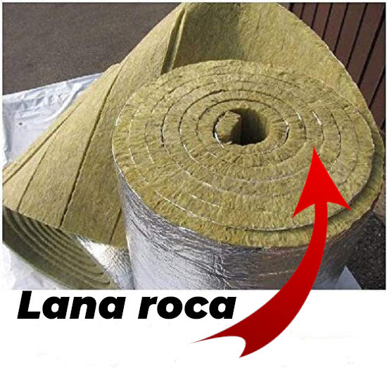 lana de roca furgoneta
