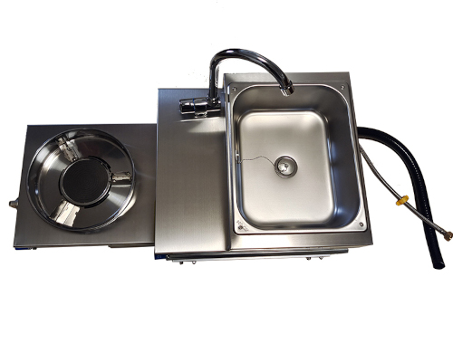 mueble cocina camper metalico