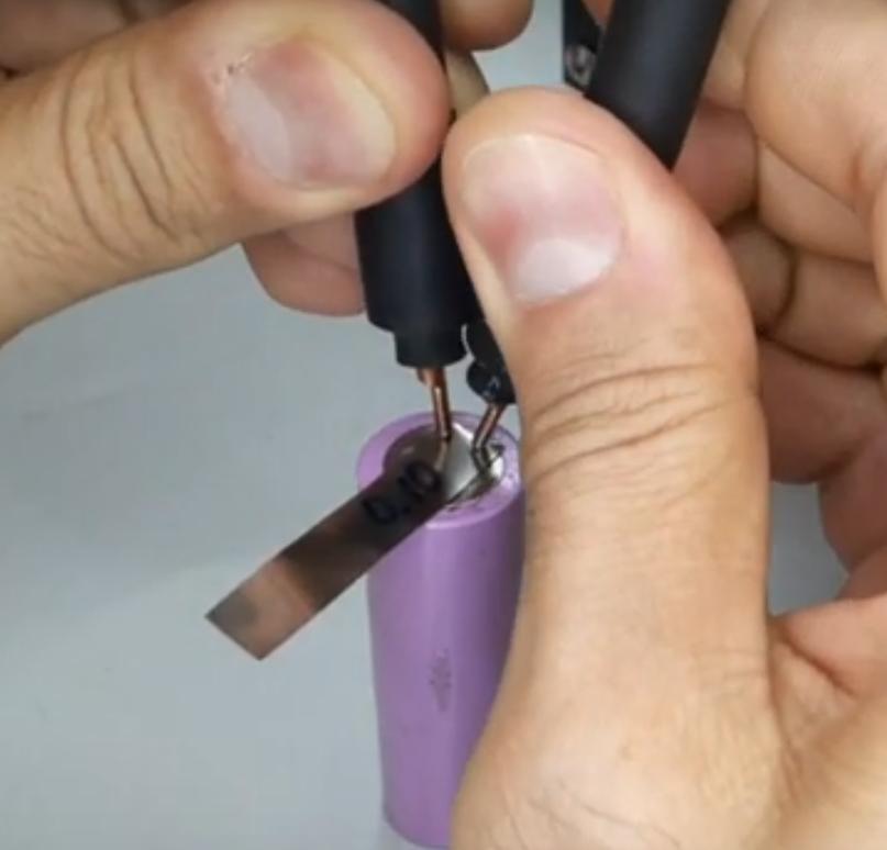 soldar bateria ion litio furgoneta