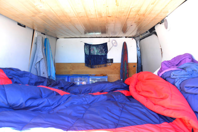 cama sinm homologar furgoneta