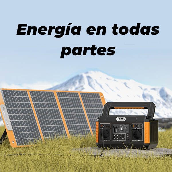 Estacion de energía portatil para furgonetas