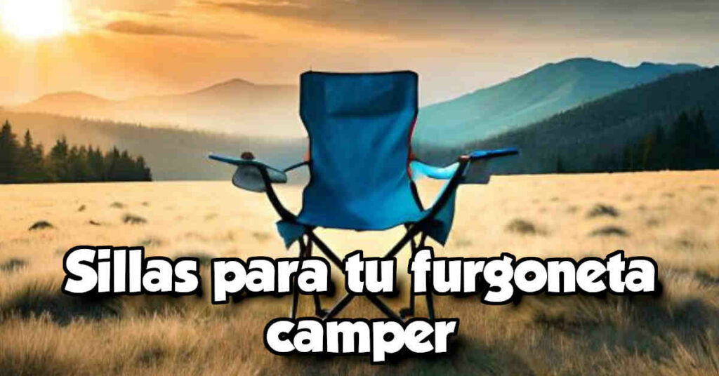 sillas furgoneta camper