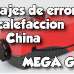 mensajes error calefaccion